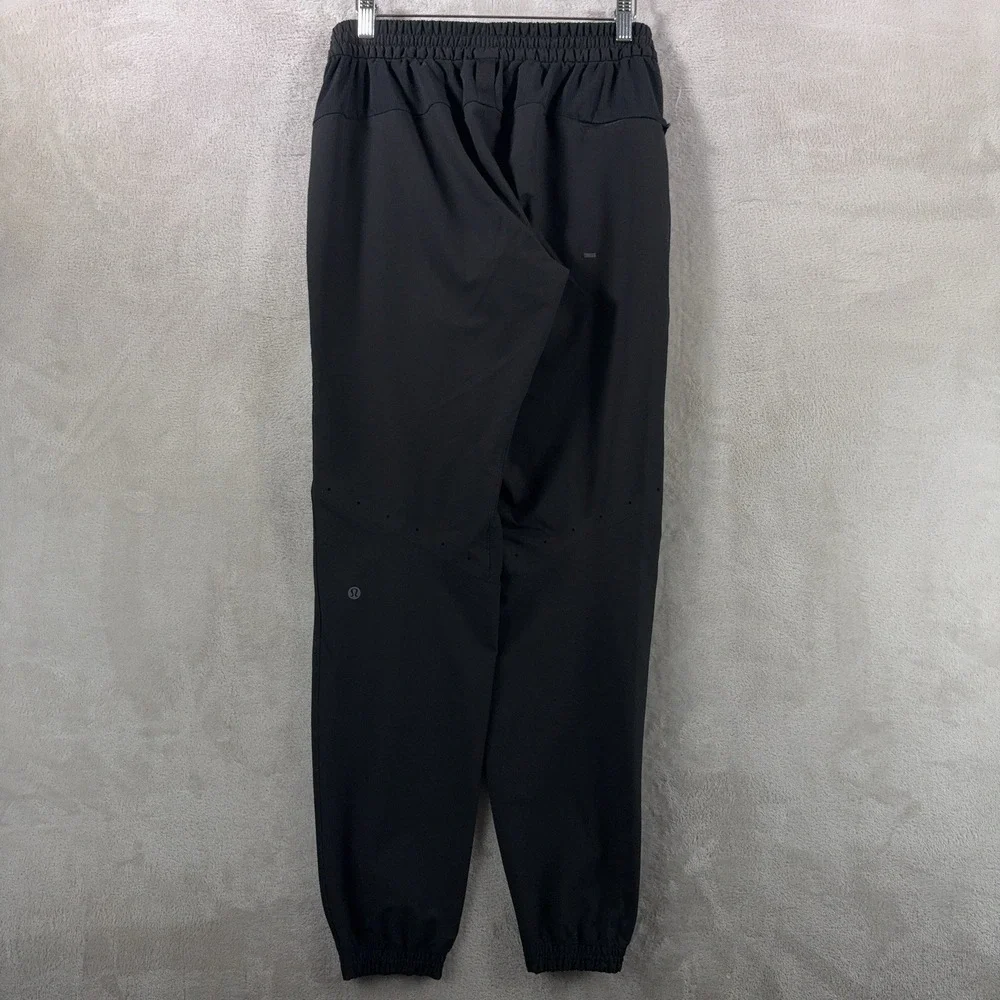 Lululemon License To Train Joggers Mens Small Black Tapered Drawstring Pants